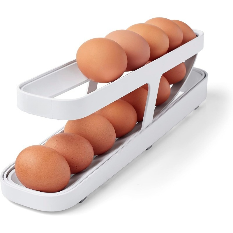 계란 디스펜서(이중 레이어), 공간 절약형 회전식 계란 - Food Storage Types 리뷰 및 가격