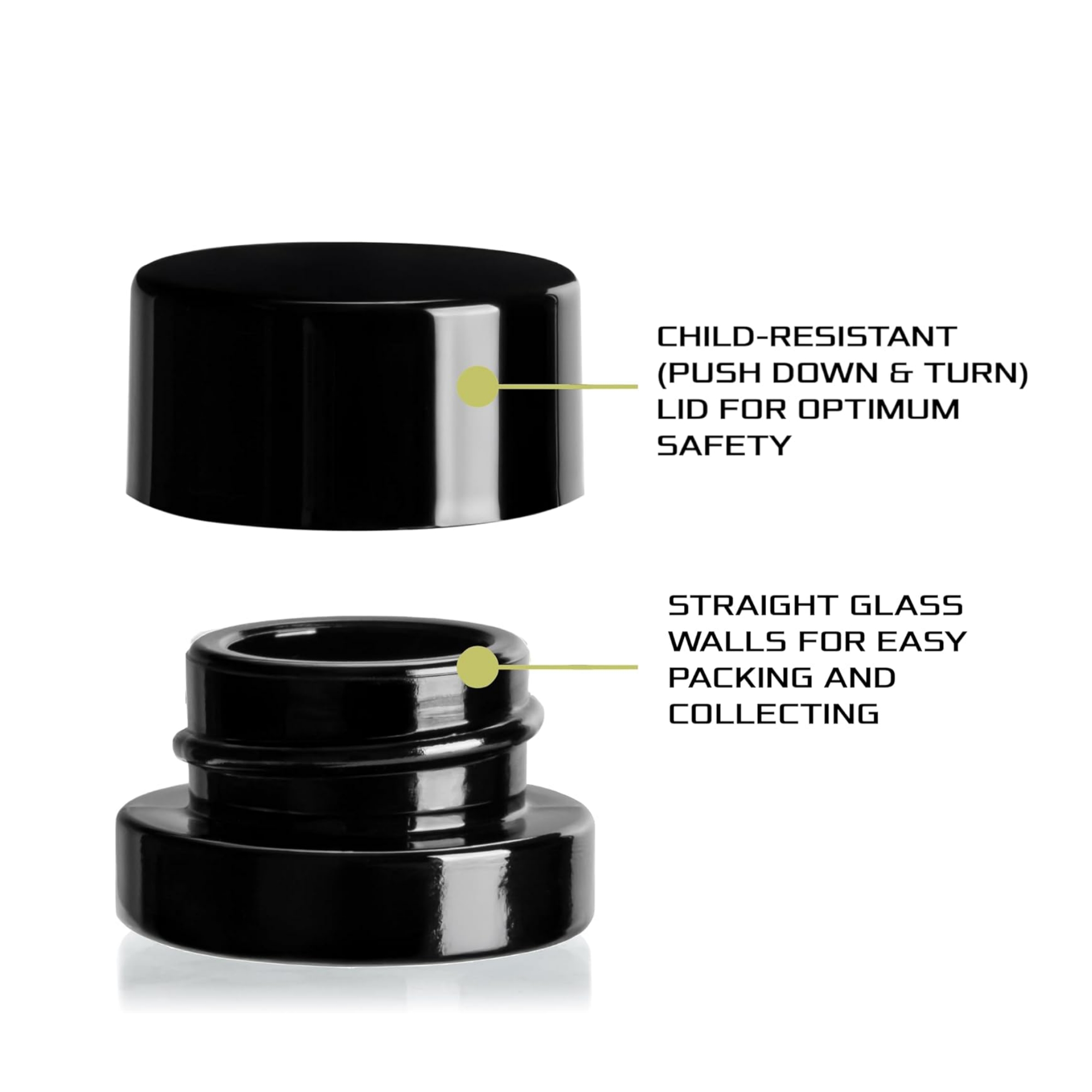 5ml 두꺼운 검은색 유리병, 어린이 보호 뚜껑 포함  - Food Storage Glass Set 리뷰 및 가격