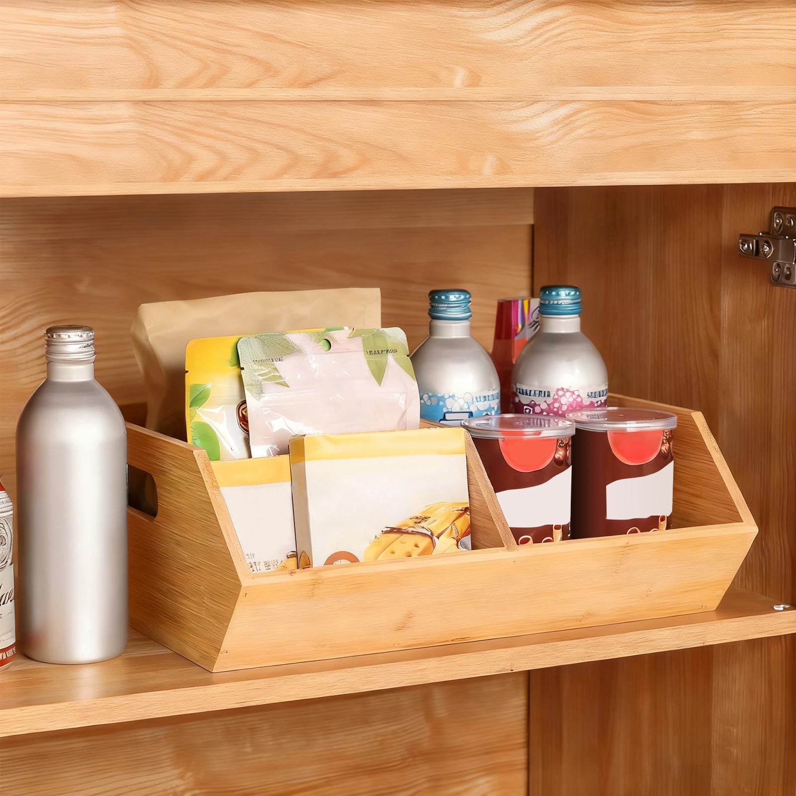 팬트리 정리함 나무 정리함 쌓을 수 있는 수납 팬트리  - Stackable Pantry Bin 리뷰 및 가격