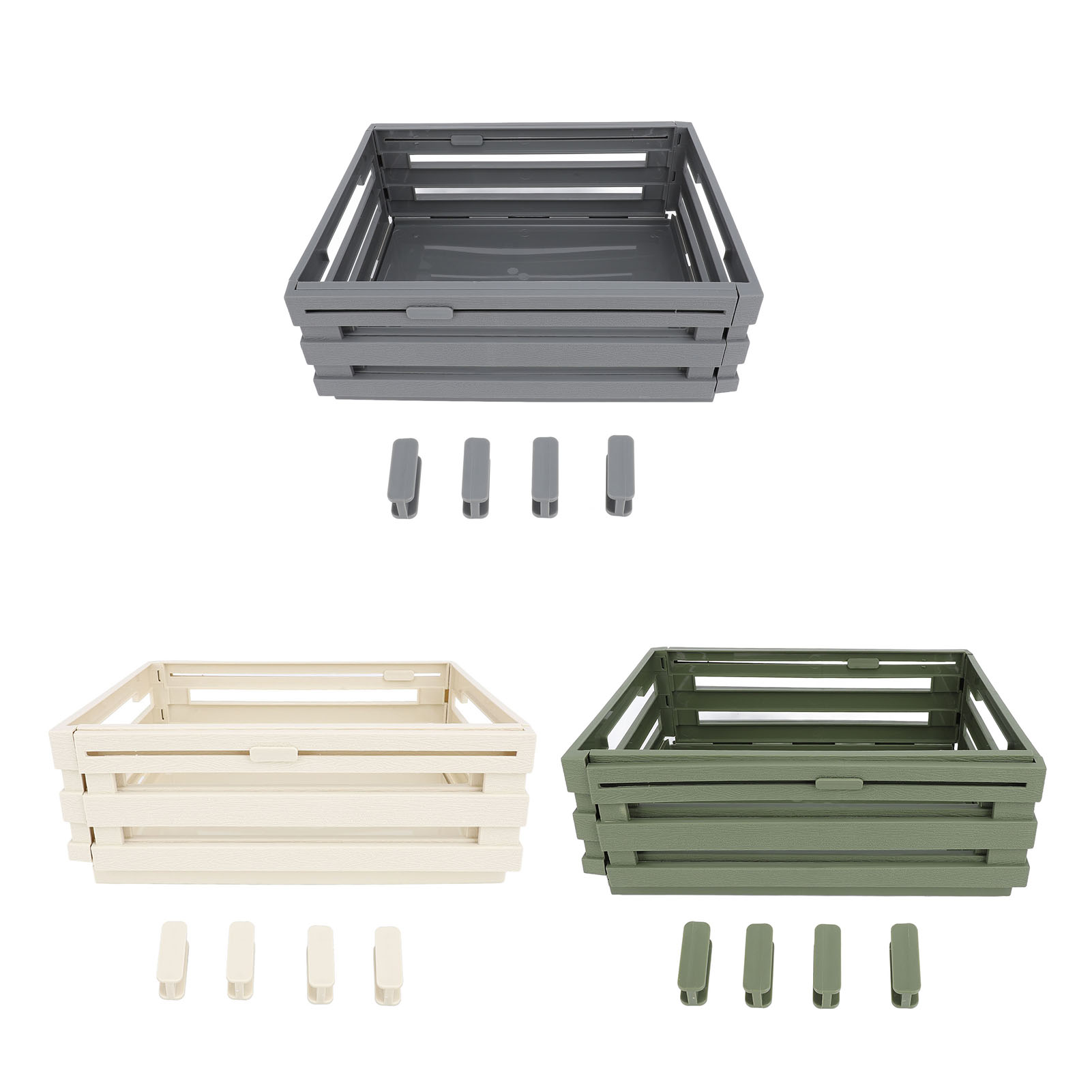 접이식 수납 상자 쌓을 수 있는 잡화 보관함 식료품 저 - Stackable Pantry Bin 리뷰 및 가격