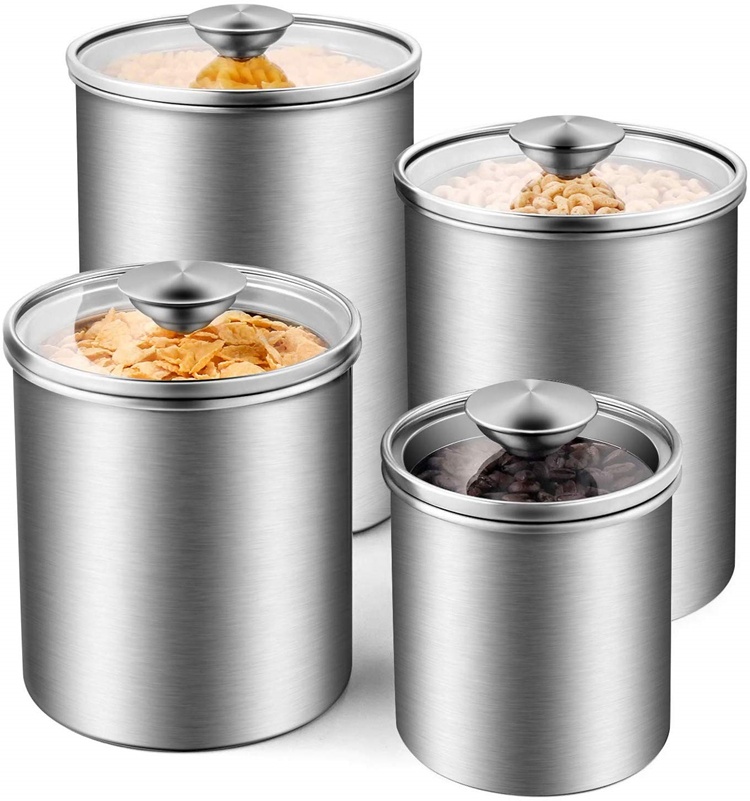 식품 보관 용기 차 커피 설탕 밀가루 밀폐형 주방 스테 - Food Storage Stainless Steel 리뷰 및 가격