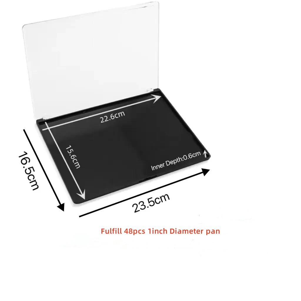 2pc XL 대형 빈 자기 플라스틱 아이 섀도우 팔레트 - Food Storage Xl 리뷰 및 가격