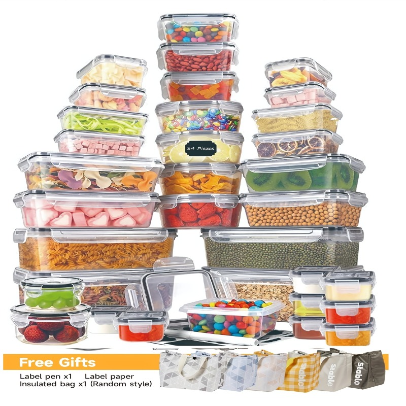 48개 BPA 프리 식품 보관 세트 – 주방, 식료품  - Food Storage Meal Prep 리뷰 및 가격