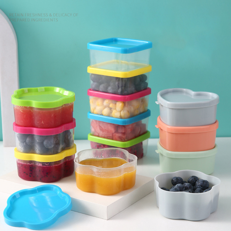 HUA HUA 8/9Pcs 미니 스퀴즈 병 도시락 상자 - Food Storage Acrylic Containers 리뷰 및 가격