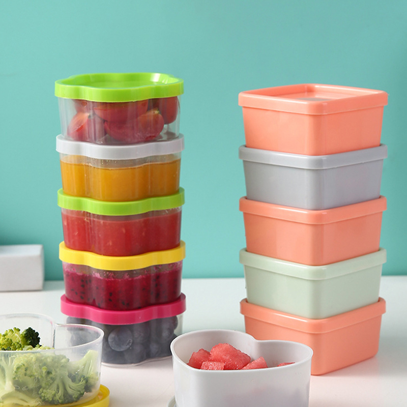 HUA HUA 8/9Pcs 미니 스퀴즈 병 도시락 상자 - Food Storage Acrylic Containers 리뷰 및 가격