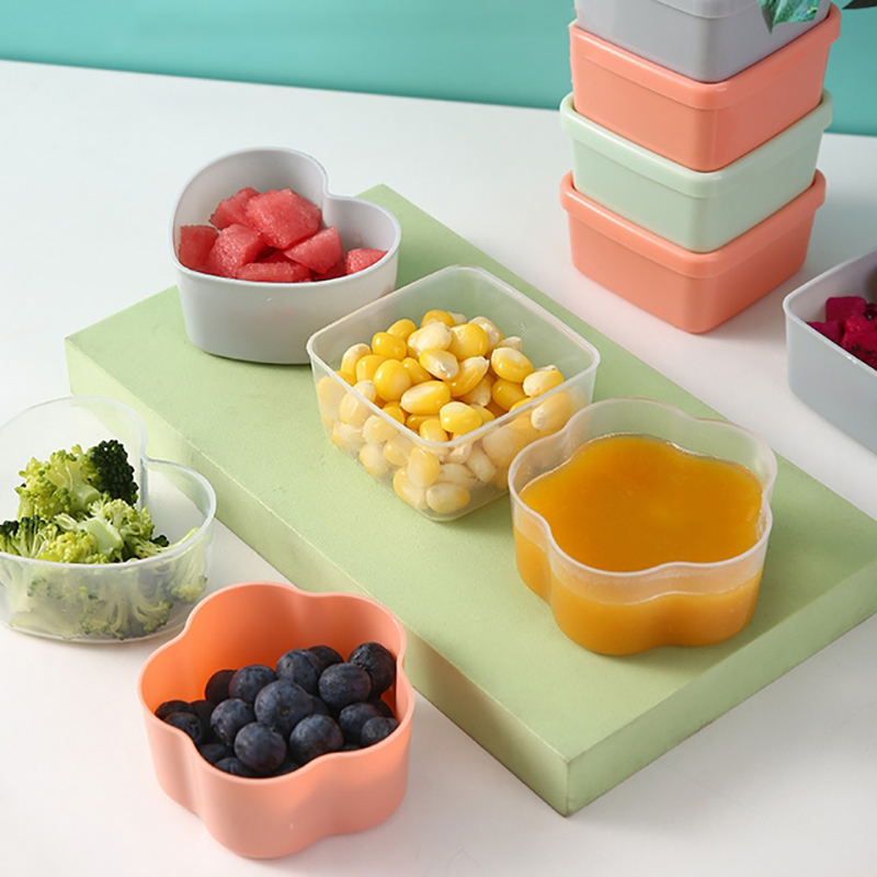 HUA HUA 8/9Pcs 미니 스퀴즈 병 도시락 상자 - Food Storage Acrylic Containers 리뷰 및 가격