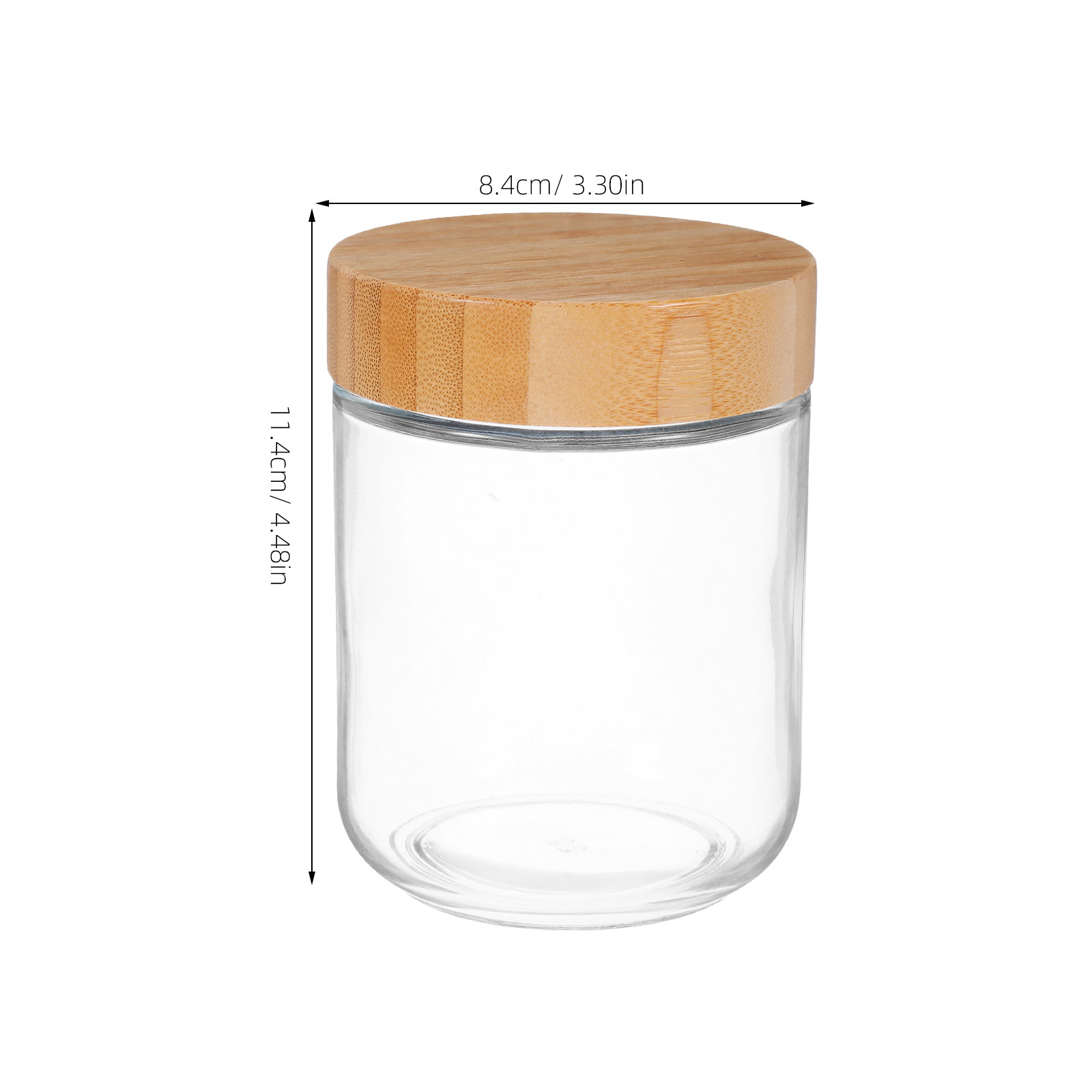 4개입 유리 주방 보관 용기, 대나무 뚜껑 밀폐 용기, - Food Storage Organization 리뷰 및 가격