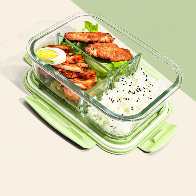 새로운 스타일 도시락 상자 유리 1050ml 전자 레인 - Food Storage With Compartments 리뷰 및 가격