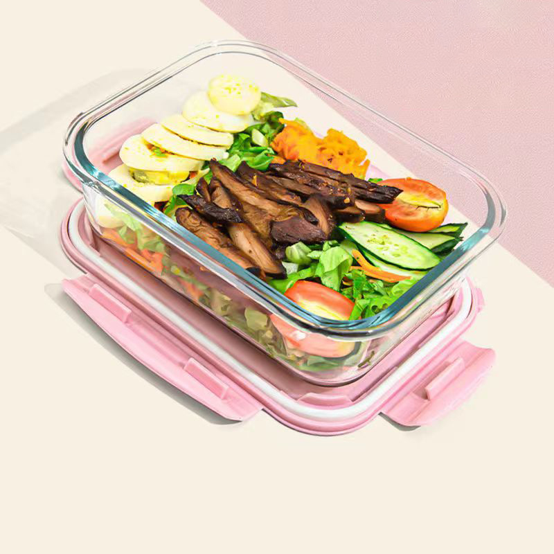 새로운 스타일 도시락 상자 유리 1050ml 전자 레인 - Food Storage With Compartments 리뷰 및 가격