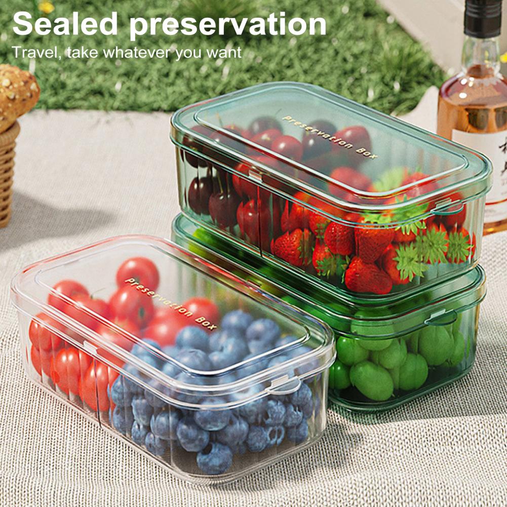 다용도 냉장고 수납함(칸막이 포함), 조절 가능한 통풍 - Food Storage Acrylic Containers 리뷰 및 가격