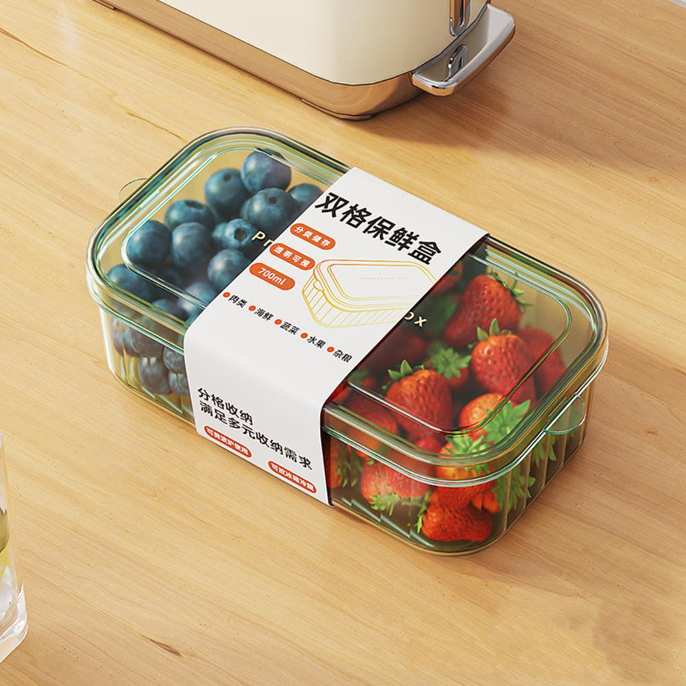 다용도 냉장고 수납함(칸막이 포함), 조절 가능한 통풍 - Food Storage Acrylic Containers 리뷰 및 가격