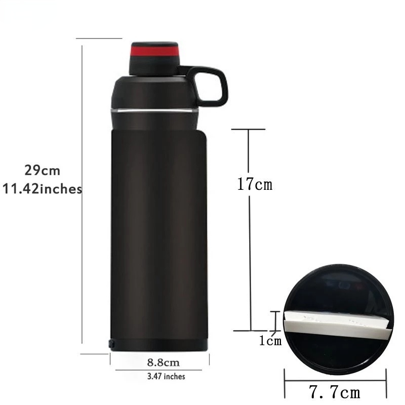 비밀 칸막이가 있는 물병, 안전한 비밀 전화 포켓, 은 - Food Storage With Compartments 리뷰 및 가격