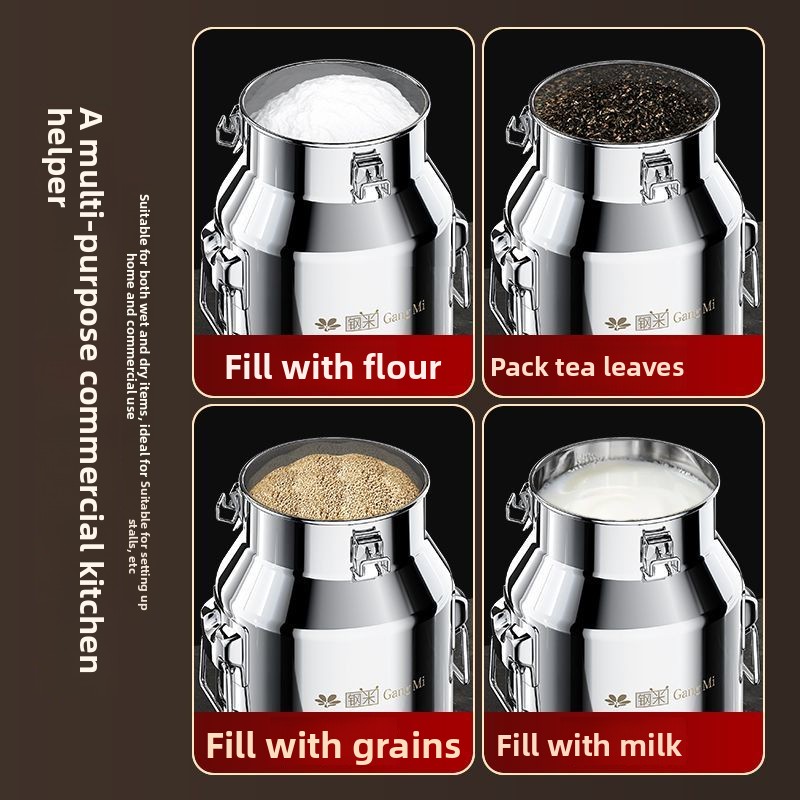 스테인리스 스틸 식품 등급 밀폐형 우유 및 콩 저장 및 - Food Storage Stainless Steel 리뷰 및 가격